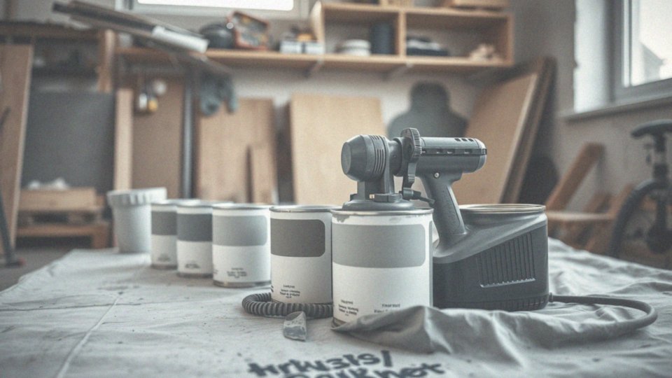 Jakie farby można stosować z elektrycznym pistoletem malarskim?
